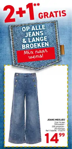 Trafic Jeans meisjes aanbieding