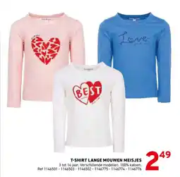 Trafic T-shirt lange mouwen meisjes aanbieding
