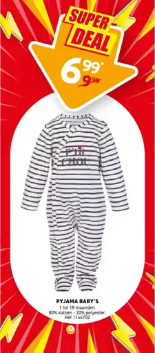 Trafic Pyjama baby's aanbieding