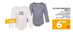 Trafic Set van 2 bodysuits baby's aanbieding