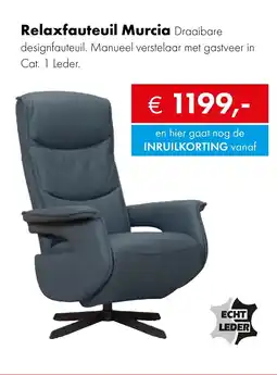 Woonsquare Relaxfauteuil Murcia aanbieding