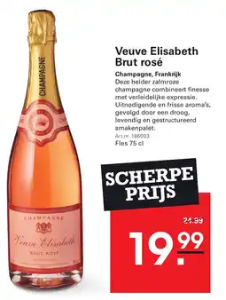 Sligro Veuve elisabeth brut rosé champagne aanbieding