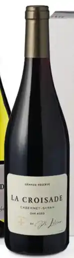 Sligro La croisade réserve pays d'oc cabernet-syrah aanbieding