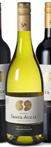 Sligro Santa Alicia Reserva Maipo Valley Chili Chardonnay aanbieding