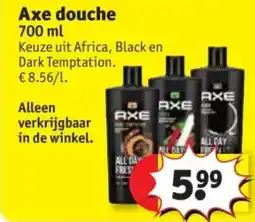 Kruidvat Axe douche aanbieding