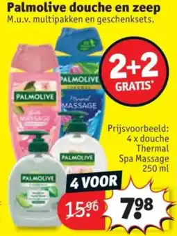Kruidvat Palmolive douche en zeep aanbieding