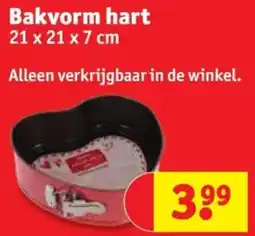Kruidvat Bakvorm Hart aanbieding