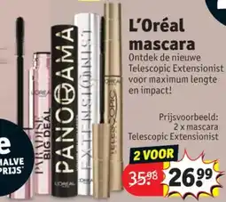 Kruidvat L'Oréal mascara aanbieding