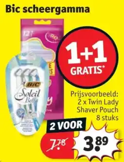Kruidvat Bic scheergamma aanbieding