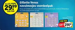 Kruidvat Gillette Venus navulmesjes voordeelpak aanbieding