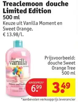 Kruidvat Treaclemoon douche Limited Edition aanbieding