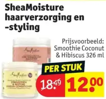 Kruidvat SheaMoisture haarverzorging en styling aanbieding