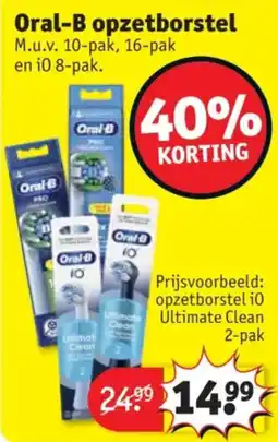 Kruidvat Oral-B Opzetborstel aanbieding