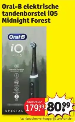 Kruidvat Oral-B elektrische tandenborstel 105 Midnight Forest aanbieding