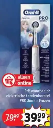 Kruidvat Oral-B elektrische tandenborstels aanbieding
