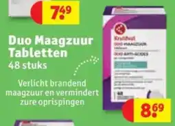 Kruidvat Duo Maagzuur Tabletten aanbieding