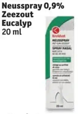 Kruidvat Neusspray 0,9% Zeezout Eucalyp aanbieding