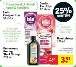 Kruidvat Droge hoest, kriebelhoest & heesheid aanbieding
