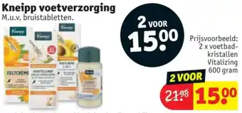Kruidvat Kneipp voetverzorging aanbieding