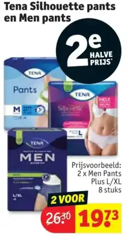 Kruidvat Tena Silhouette pants en Men pants aanbieding