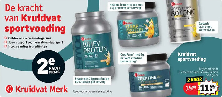 Kruidvat Kruidvat sportvoeding aanbieding