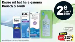 Kruidvat Keuze uit het hele gamma Bausch & Lomb aanbieding