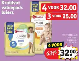 Kruidvat Kruidvat valuepack Luiers aanbieding