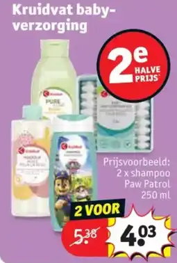 Kruidvat Kruidvat babyverzorging aanbieding