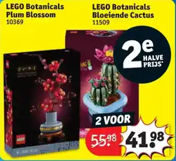 Kruidvat LEGO Botanicals Plum Blossom en LEGO Botanicals Bloeiende Cactus aanbieding