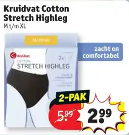 Kruidvat Kruidvat Cotton Stretch Highleg aanbieding