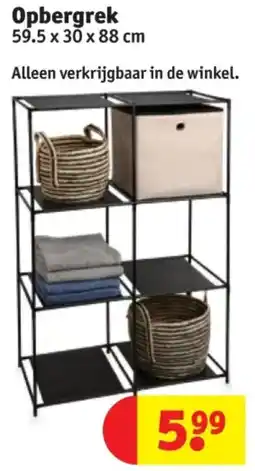 Kruidvat Opbergrek aanbieding