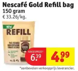 Kruidvat Nescafé Gold Refill bag aanbieding