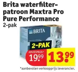 Kruidvat Brita waterfilterpatroon Maxtra Pro Pure Performance aanbieding