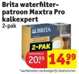 Kruidvat Brita waterfilterpatroon Maxtra Pro kalkexpert aanbieding
