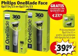 Kruidvat Philips OneBlade Face aanbieding