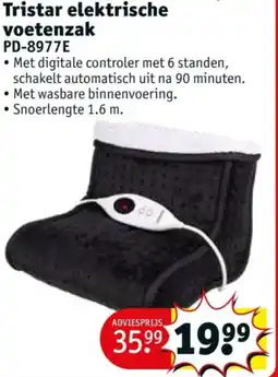 Kruidvat Tristar elektrische voetenzak PD-8977E aanbieding