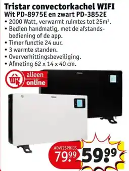 Kruidvat Tristar convectorkachel WiFi aanbieding