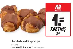 Jumbo Chocolade puddingsoesjes aanbieding