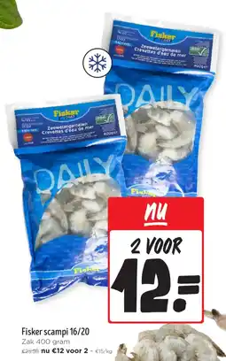 Jumbo Fisker scampi 16/20 aanbieding