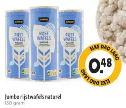 Jumbo Jumbo rijstwafels naturel aanbieding