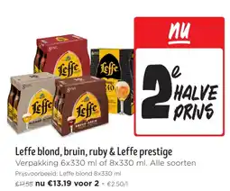 Jumbo Leffe blond, bruin, ruby & Leffe prestige aanbieding