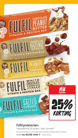 Jumbo Fulfil proteïne bars aanbieding