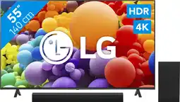 Coolblue LG 55UR78006LB + Barre de Son aanbieding