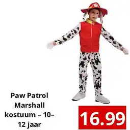 NH Market Paw Patrol Marshall kostuum – 10– 12 jaar aanbieding