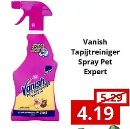 NH Market Vanish Tapijtreiniger Spray Pet Expert aanbieding