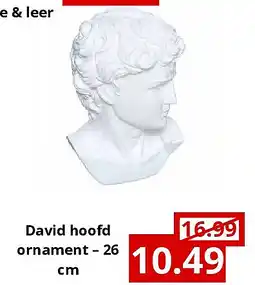 NH Market David hoofd ornament – 26 cm aanbieding
