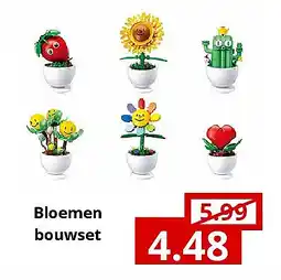 NH Market Bloemen bouwset aanbieding