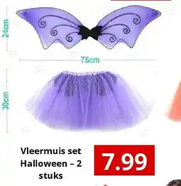 NH Market Vleermuis set Halloween – 2 stuks aanbieding