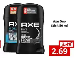 NH Market Axe Deo Stick 50 ml aanbieding