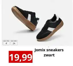NH Market Jomix sneakers zwart aanbieding